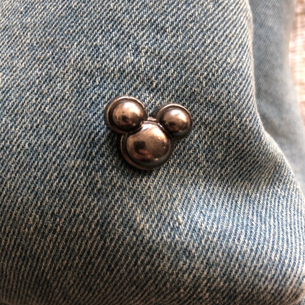DISNEY Micky Mouse Denim Backpack - Picture 12 of 16